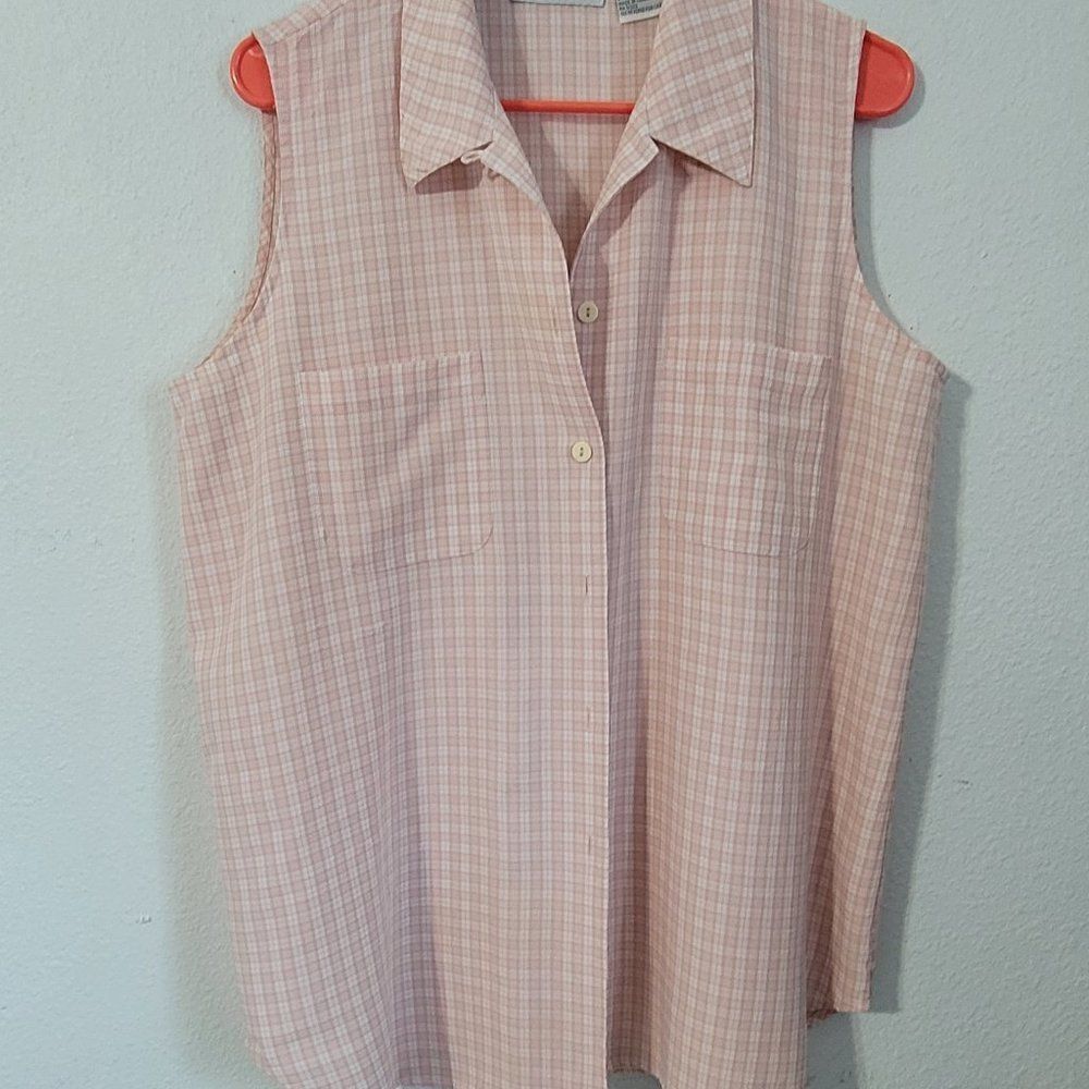 CHAUS SPORT Pink-white  Blouse   542